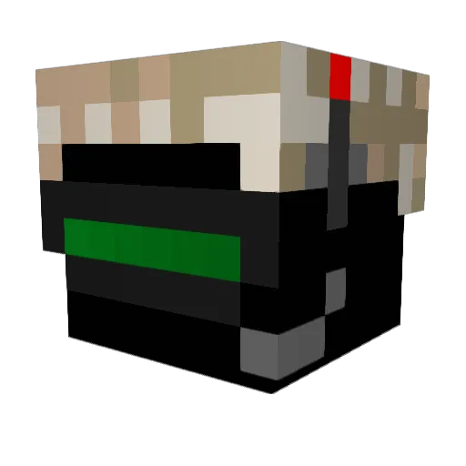 flotzol Minecraft avatar head, 3D render