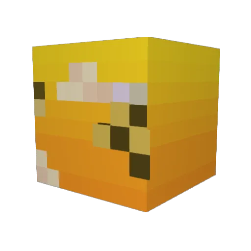 flow3rb0y Minecraft avatar head, 3D render