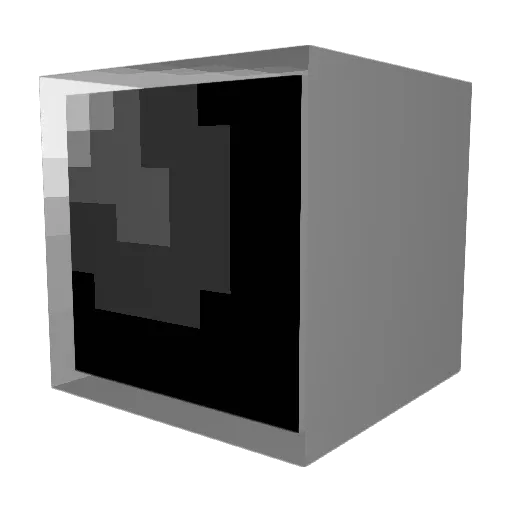 flowerAu Minecraft avatar head, 3D render