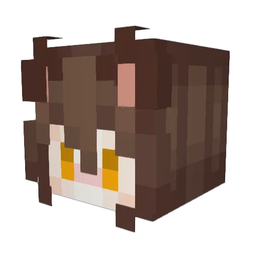 flowering_forest Minecraft avatar head, 3D render
