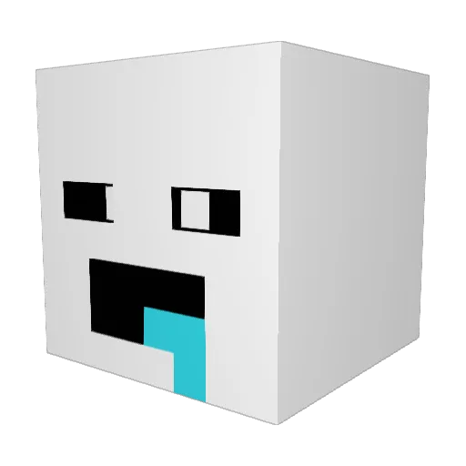 flowlezzo1 Minecraft avatar head, 3D render