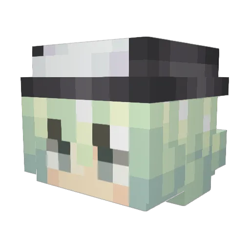 floydyishomo Minecraft avatar head, 3D render