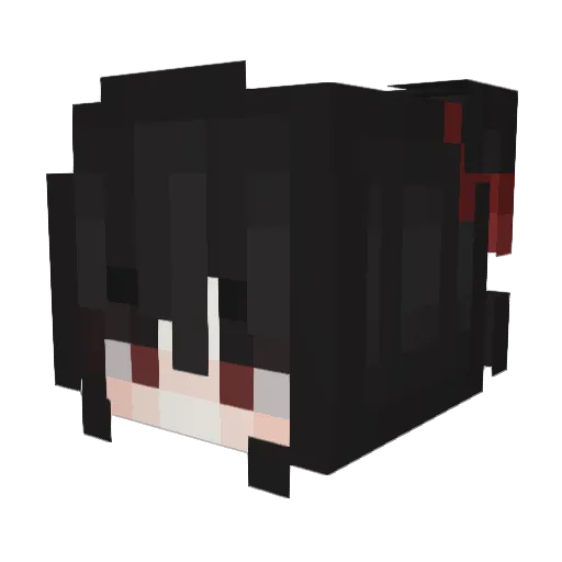 flozen1111 Minecraft avatar head, 3D render