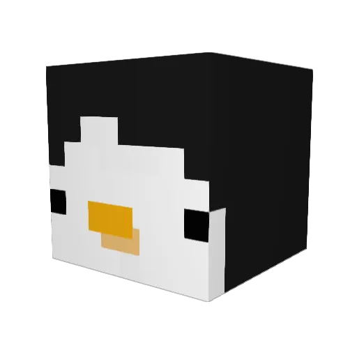 flppr Minecraft avatar head, 3D render