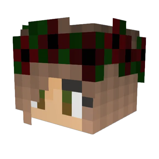 flubynugget22 Minecraft avatar head, 3D render