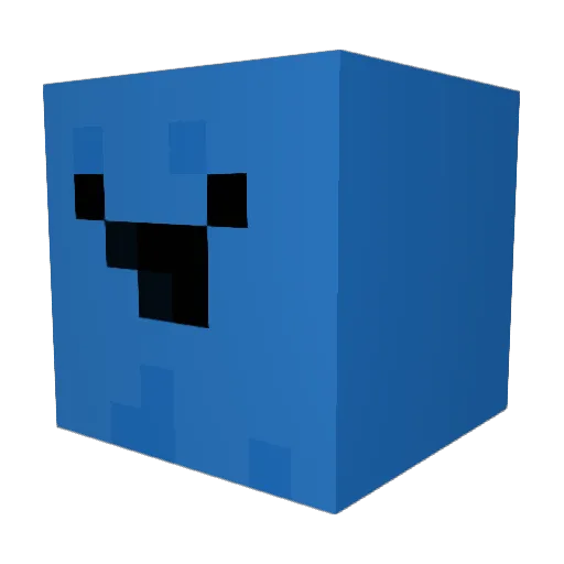 fludea Minecraft avatar head, 3D render
