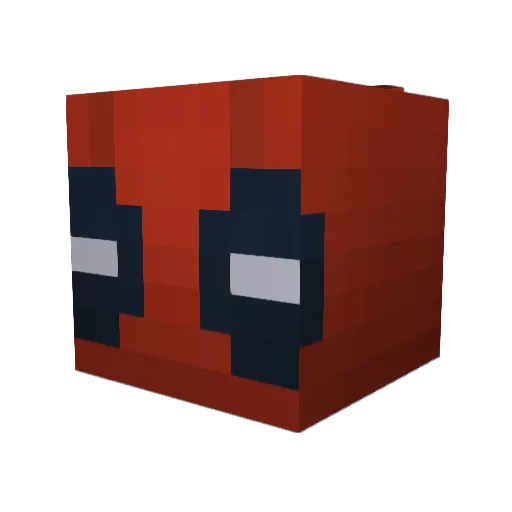 fluffles47 Minecraft avatar head, 3D render