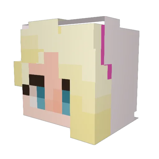 fluffybatman69 Minecraft avatar head, 3D render