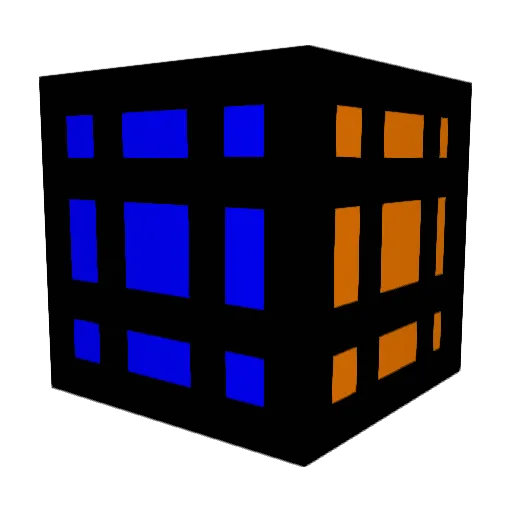 fluffyelvin Minecraft avatar head, 3D render