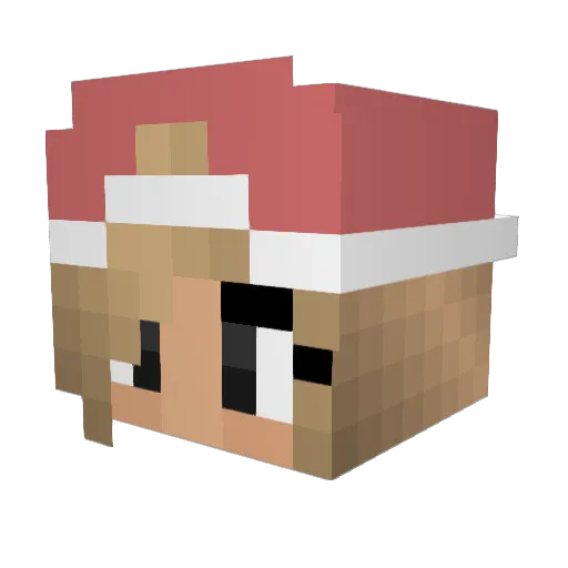 fluffymolly1010 Minecraft avatar head, 3D render