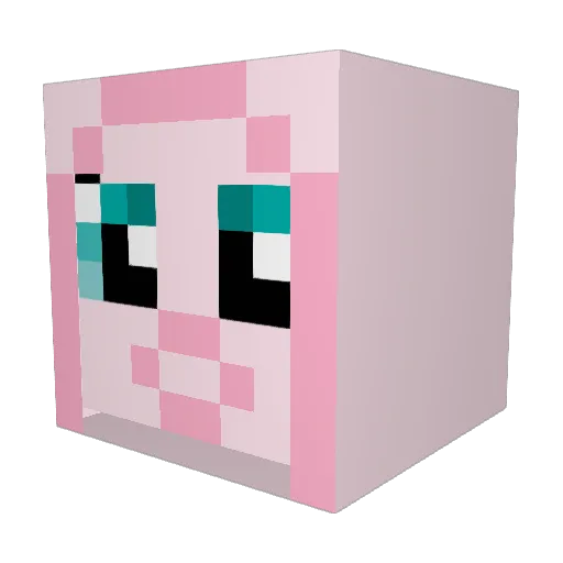 fluffypuff8 Minecraft avatar head, 3D render