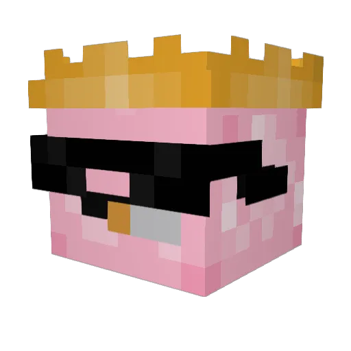 flufyflaming0 Minecraft avatar head, 3D render