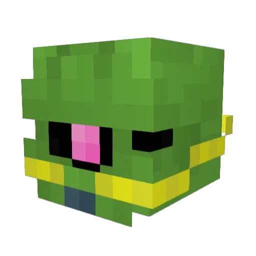 flugel000 Minecraft avatar head, 3D render
