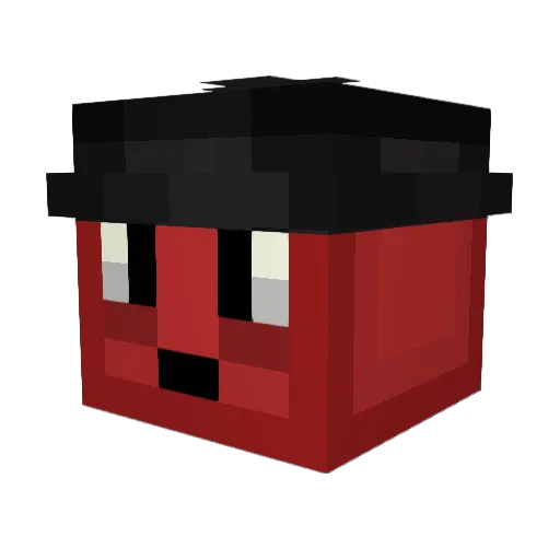 flugtr Minecraft avatar head, 3D render