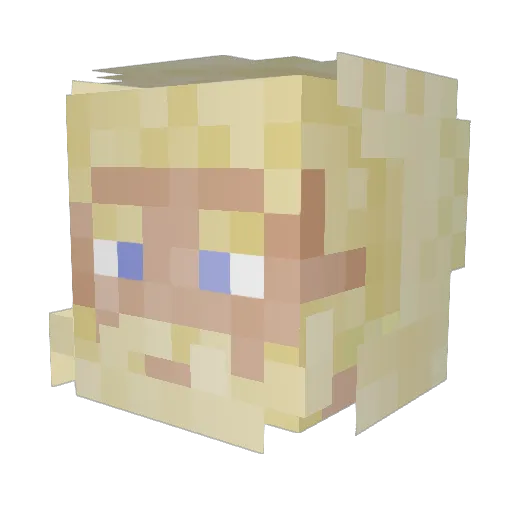 Minecraft-Avatar von flutger: Kopf als 3D-Render