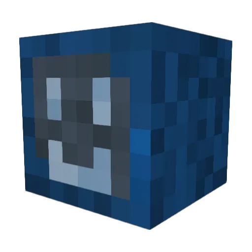 fluulf Minecraft avatar head, 3D render