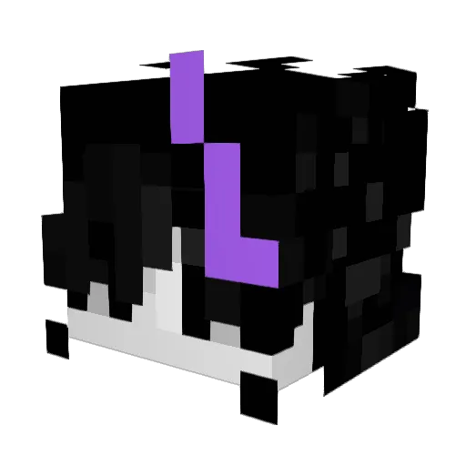 flxy0 Minecraft avatar head, 3D render