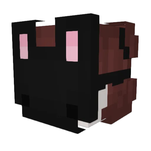 fly533creeping Minecraft avatar head, 3D render