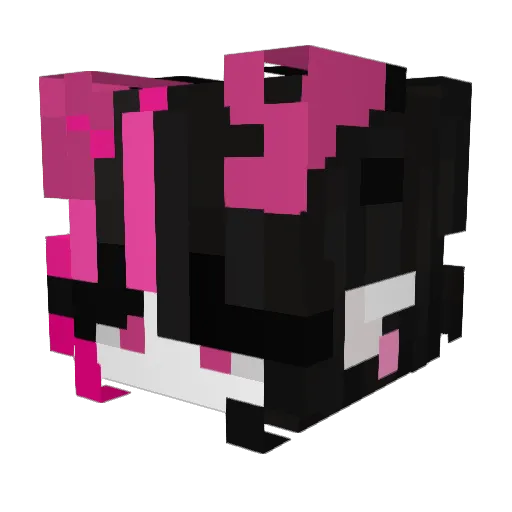 fly_carpet Minecraft avatar head, 3D render