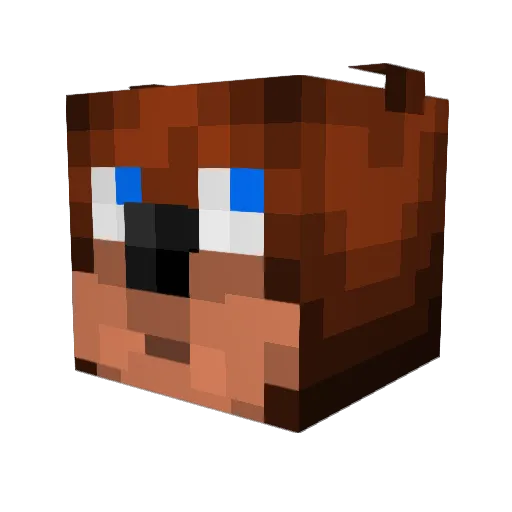 flycanfly Minecraft avatar head, 3D render