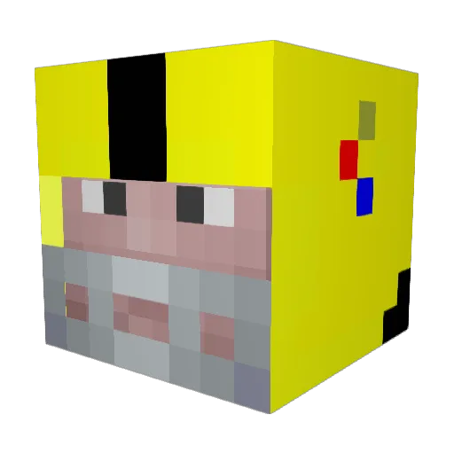 flyguymatt Minecraft avatar head, 3D render