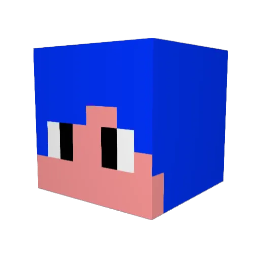 flyingappletree Minecraft avatar head, 3D render