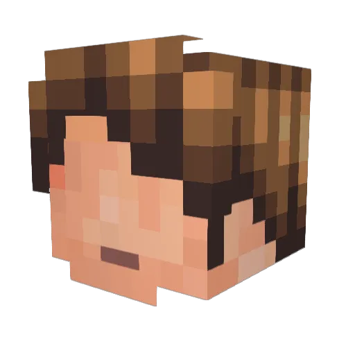 flyinggoatman Minecraft avatar head, 3D render