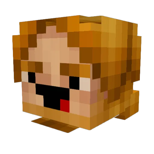 flyingmonkey2017 Minecraft avatar head, 3D render