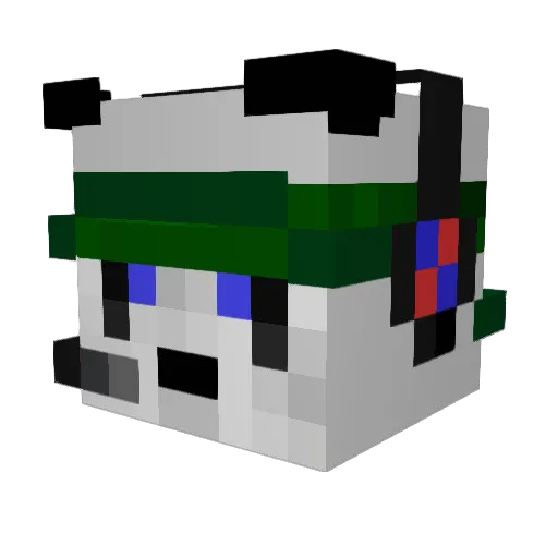 flyingpanda6 Minecraft avatar head, 3D render