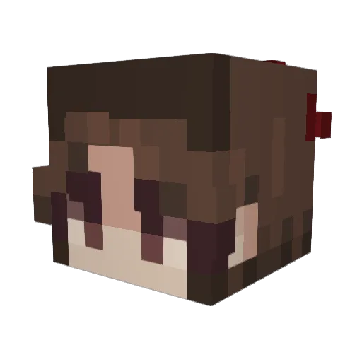 flyingpig14 Minecraft avatar head, 3D render