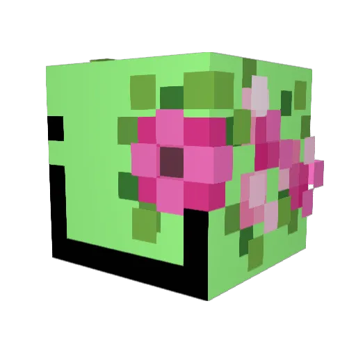 flyingzao Minecraft avatar head, 3D render