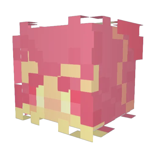 flyinpaws Minecraft avatar head, 3D render