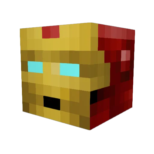 flykid122 Minecraft avatar head, 3D render