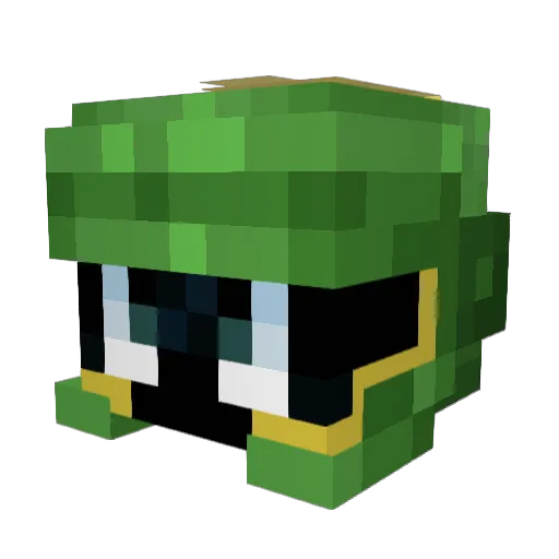 flynotron Minecraft avatar head, 3D render