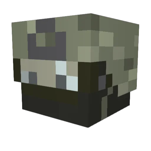 fmn1229 Minecraft avatar head, 3D render