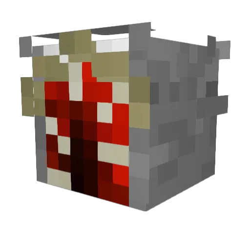 fn99 Minecraft avatar head, 3D render