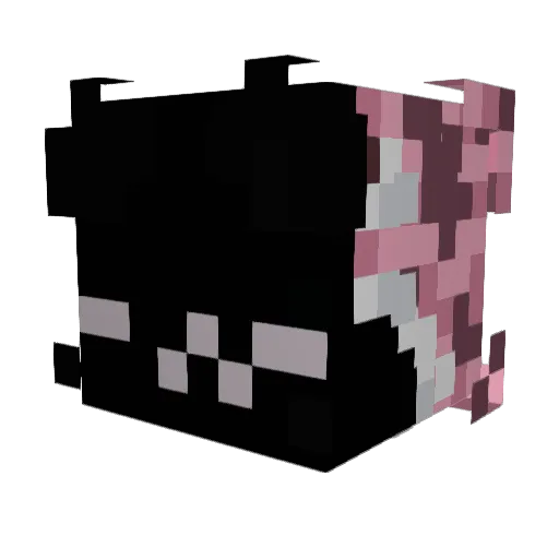 fn__ Minecraft avatar head, 3D render