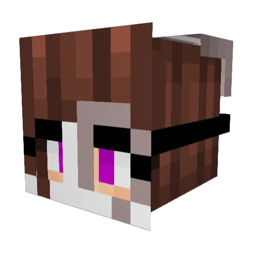 fnafkid1234 Minecraft avatar head, 3D render