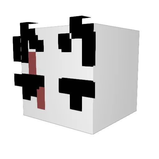 fnandoond Minecraft avatar head, 3D render