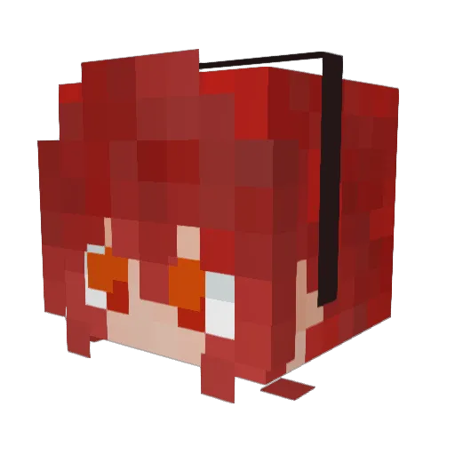 fnoopy01 Minecraft avatar head, 3D render