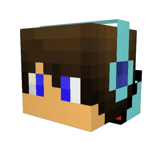 fntrooper Minecraft avatar head, 3D render