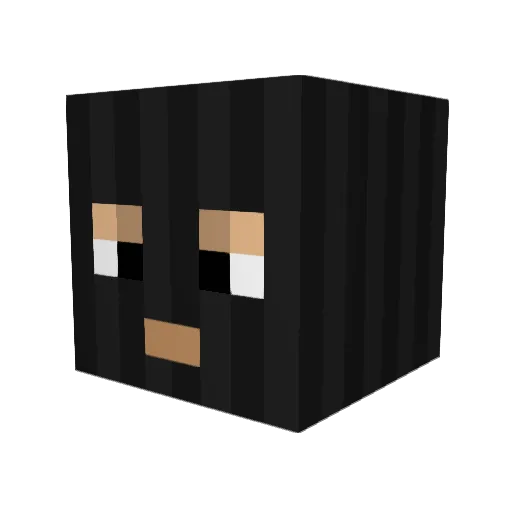 foarreal Minecraft avatar head, 3D render