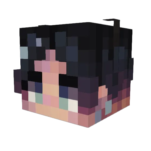 foba06 Minecraft avatar head, 3D render