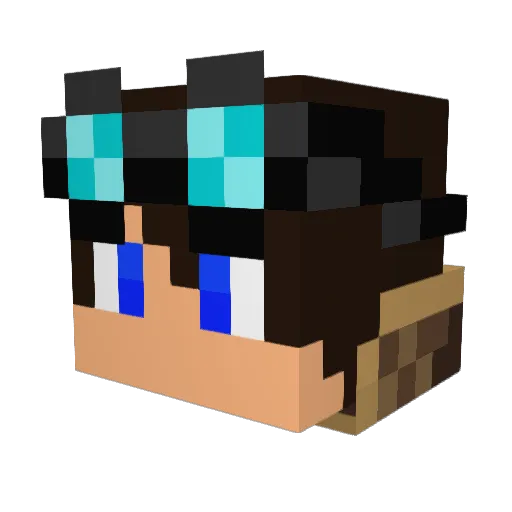 foeyboy Minecraft avatar head, 3D render