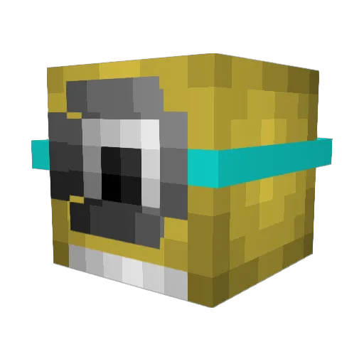 fofaiter Minecraft avatar head, 3D render