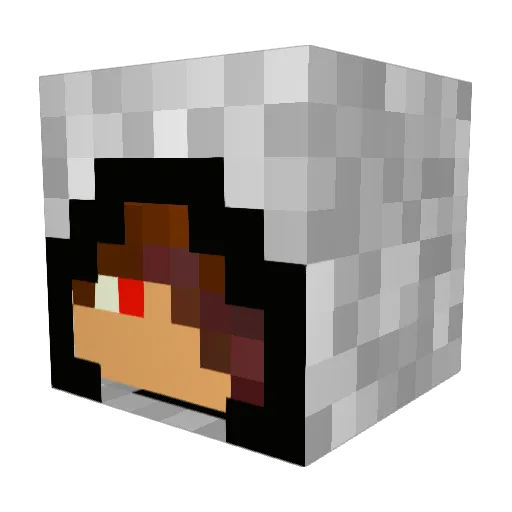 fogarecio22 Minecraft avatar head, 3D render