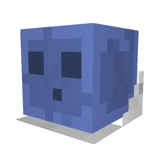 fogsnort Minecraft avatar head, 3D render