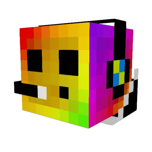 fois101 Minecraft avatar head, 3D render