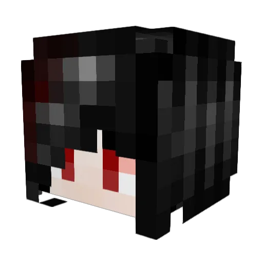 fokce Minecraft avatar head, 3D render