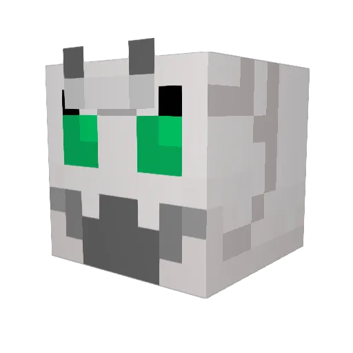 folcho Minecraft avatar head, 3D render